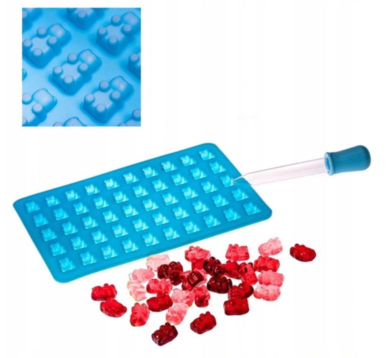 Прессформа РАКОВИНЫ ДРАЖЕ лед, ШОКОЛАД с пипеткой GUMISIE