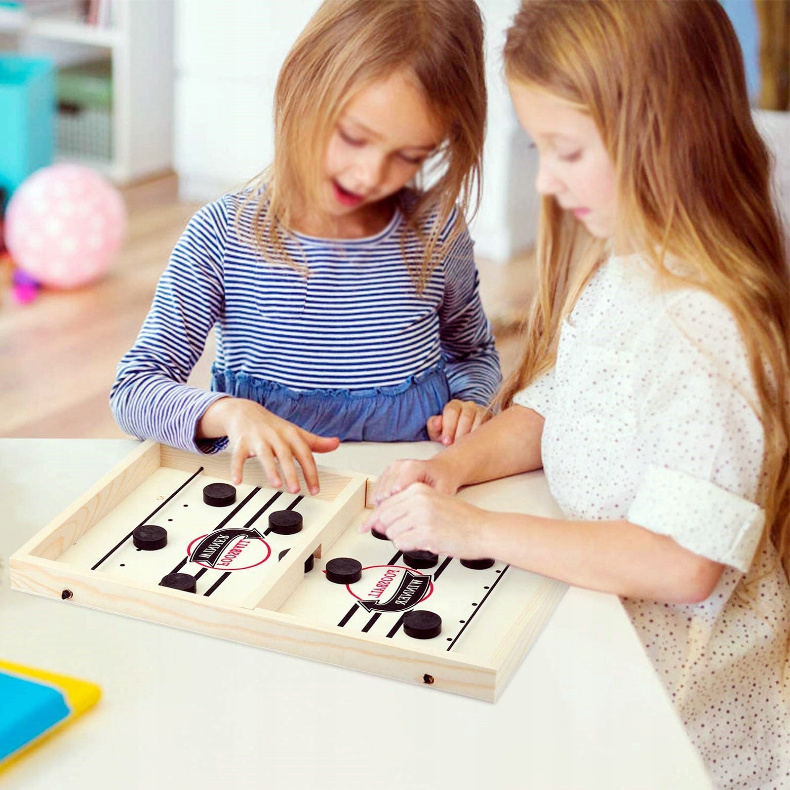 GRA FAST SLING TABLETOP PUCK DLA RODZICÓW I DZIECI,MALA GRA PLANSZOWA EAN (GTIN) 792172593472