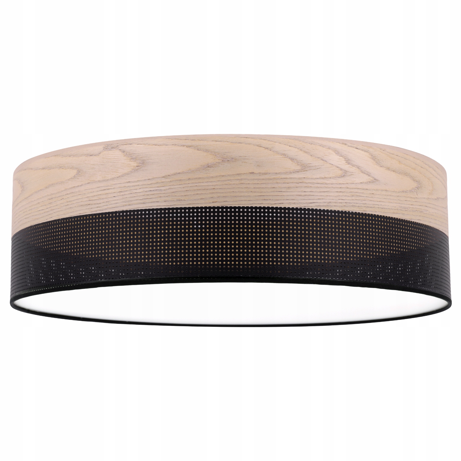 Závesná Stropná Lampa Stropné Svietidlo Čierna Tienidlo 50CM Dub Klasický Moderný