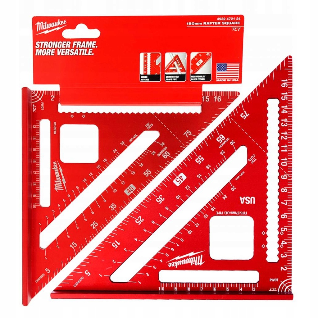 

Kątownik Ciesielski Aluminiowy Milwaukee 18 cm