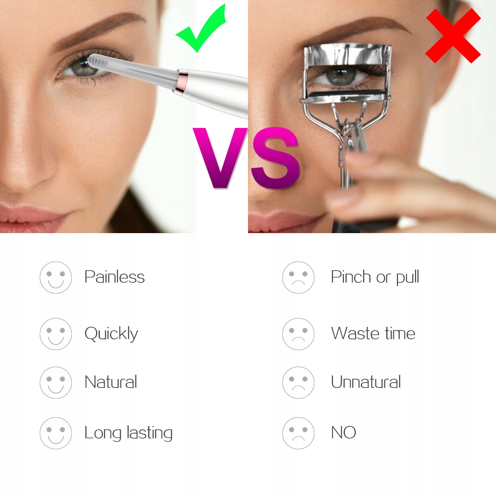 Elektryczna Podgrzewana Zalotka TB1859 TOUCHBeauty do rzęs silikonowa Kod producenta 874588410237