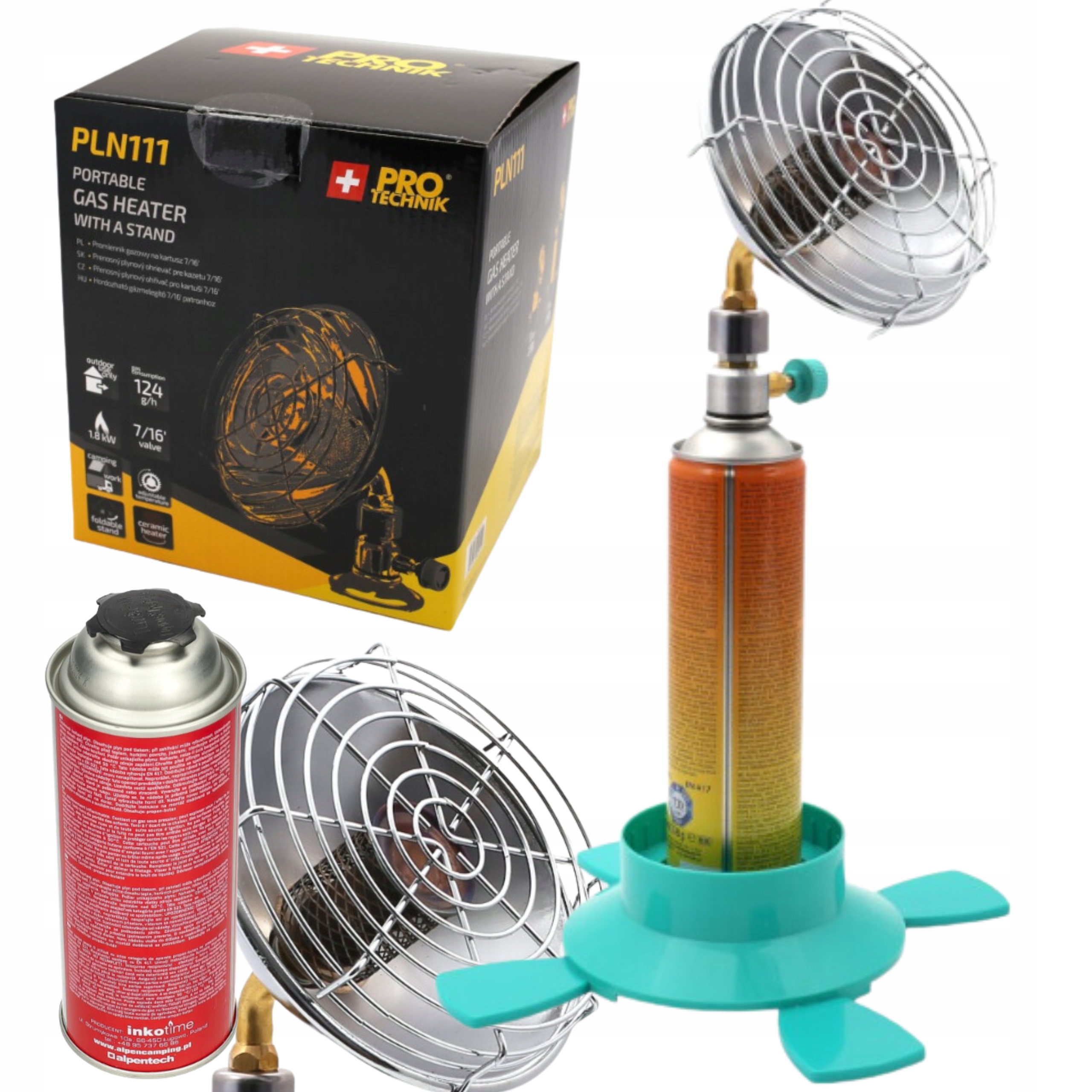 Turistická Plynová Kamna Ohřívač Slunce Na Plyn 7/16 1 Plyn