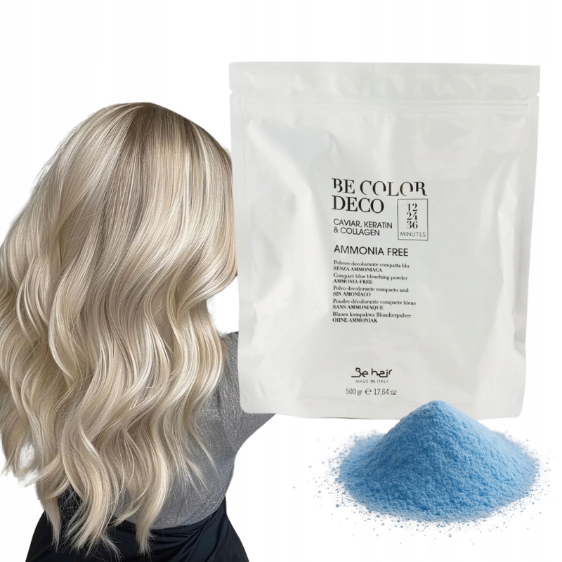 Be Hair Be Color Deco Rozjasňovač bez amoniaku na vlasy S Keratinem 500 g