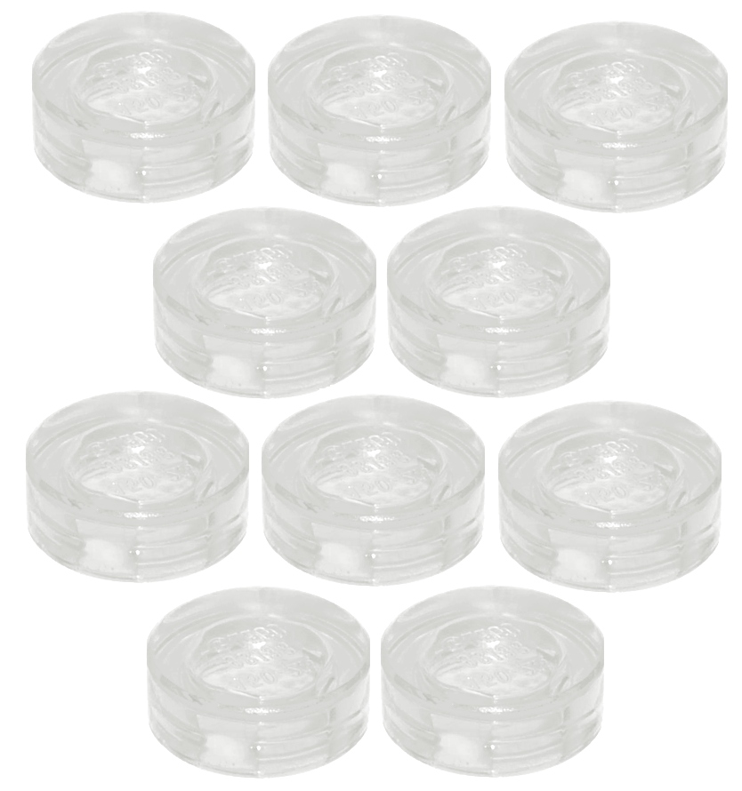 

Lego Płytka Płaska 1x1 Transparentna (98138) 10szt