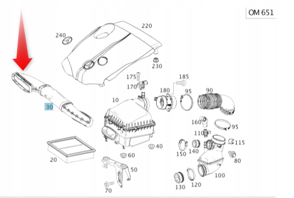 Red Reusable&Washable High Flow Drop-in Air Filter Compatible - Foto 12
