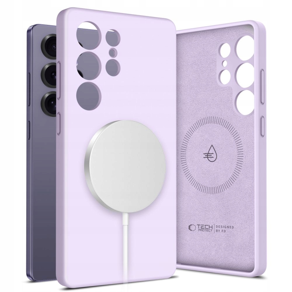 Etui Do Samsung S25 Ultra Tech-protect Liquid Silicone Magsafe Mauve Case
