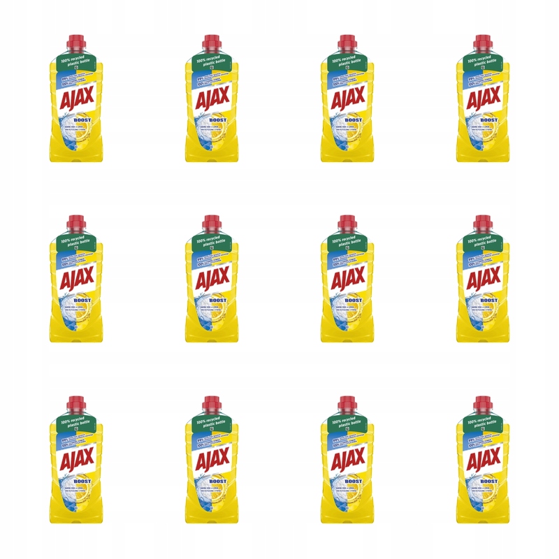 Ajax Boost Jedlá soda a Citron Univerzální kapalina 1 L X12