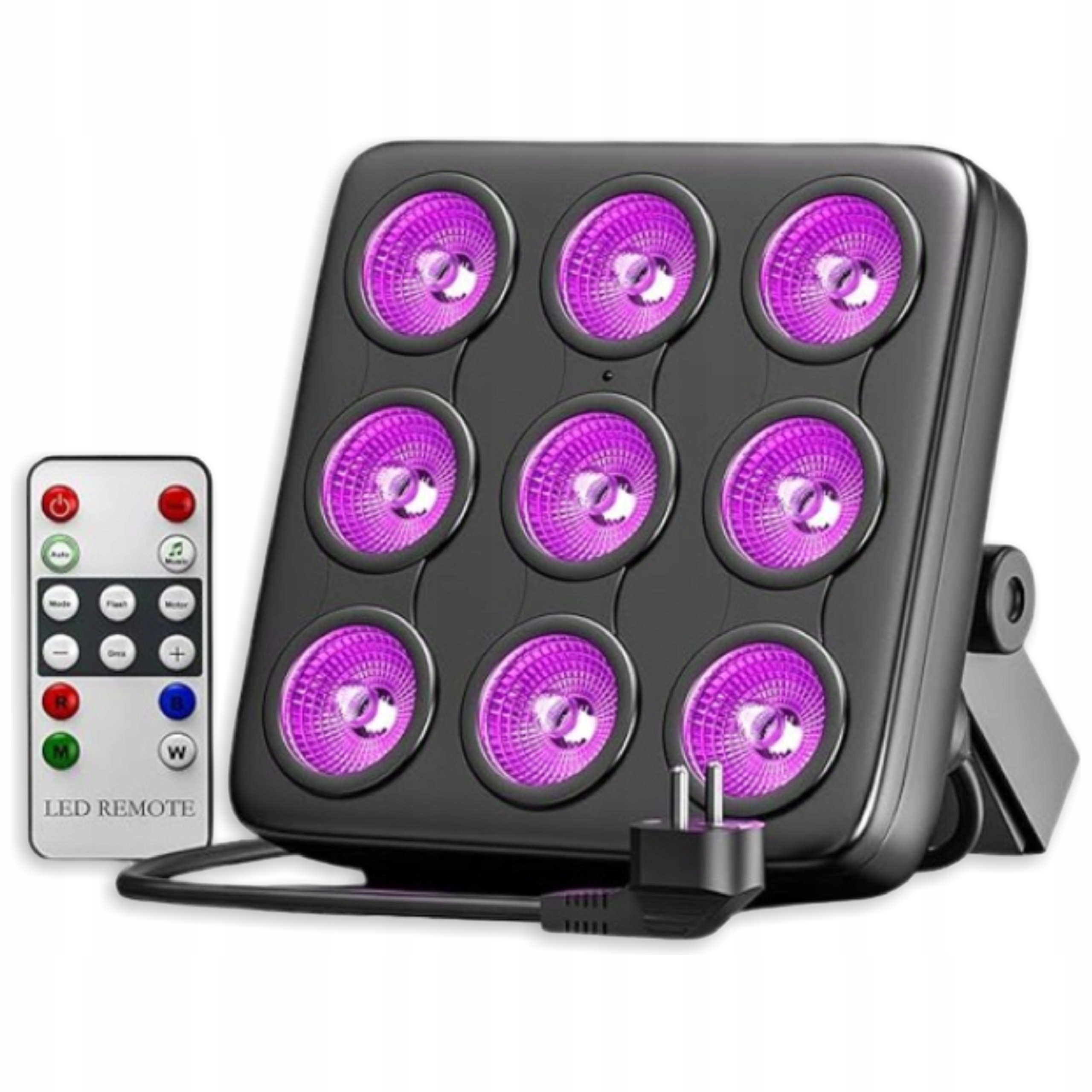 Reflektorové scénické osvětlení Rtktoup 45 W Rgbw Par Led, DMX 8CH