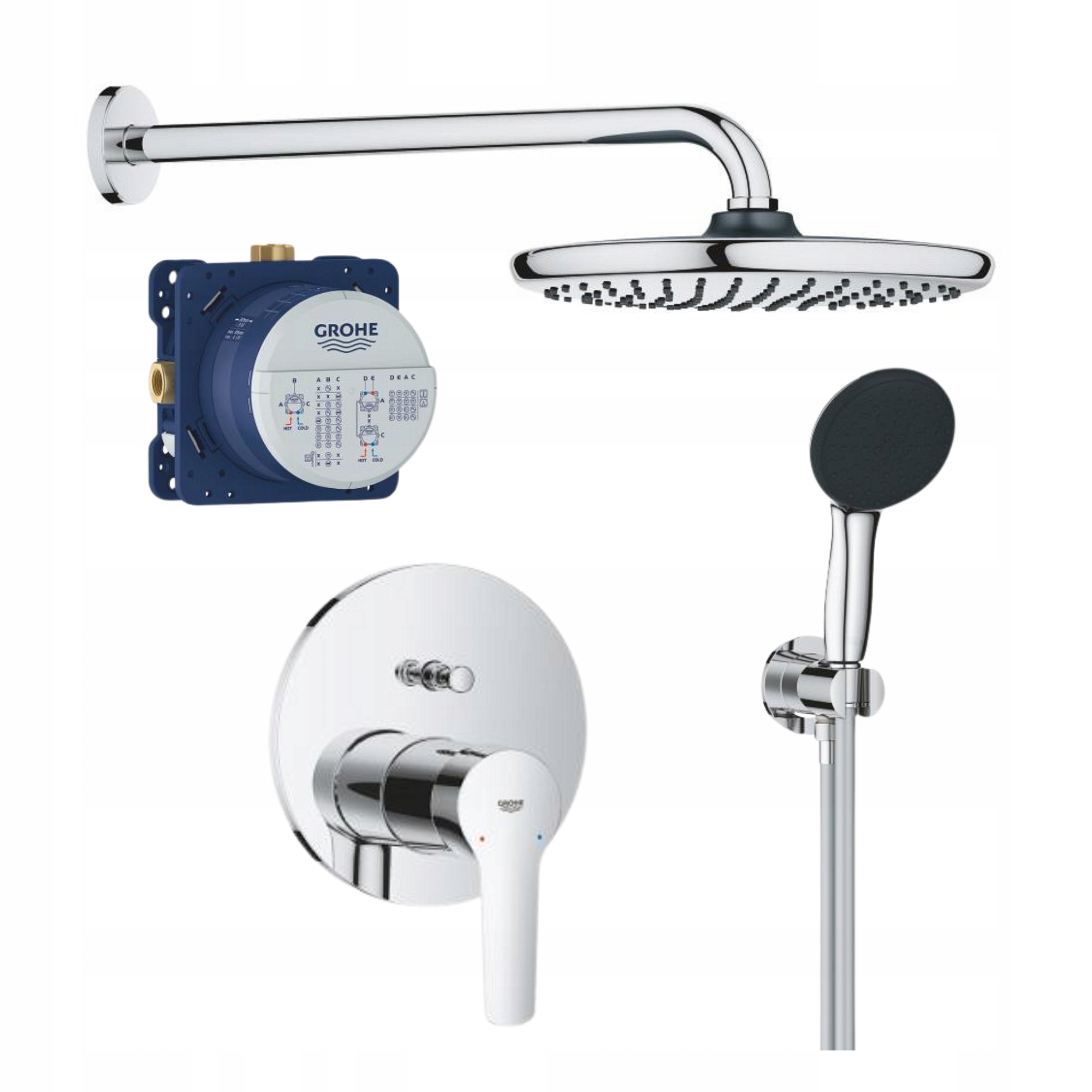 Zestaw prysznicowy podtynkowy Grohe Start Oszczędność Wody do 50% 25292000