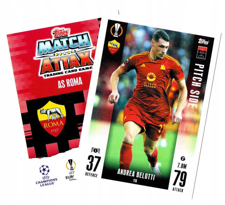 Topps Match Attax 23/24 Extra Karta Pitch Side 116 Belotti