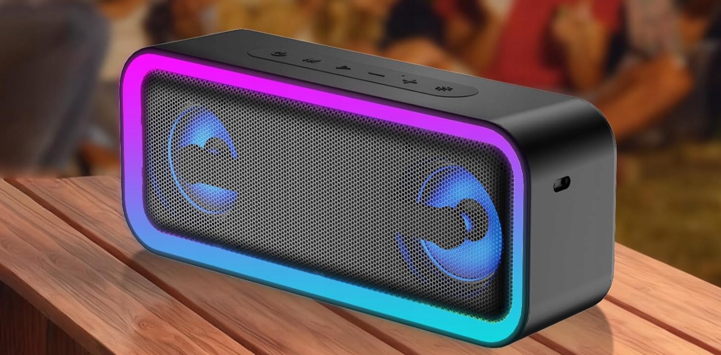 Ikt Bluetooth reproduktor Stereo Bass Boost, vodotěsnost 30 hodin provozu