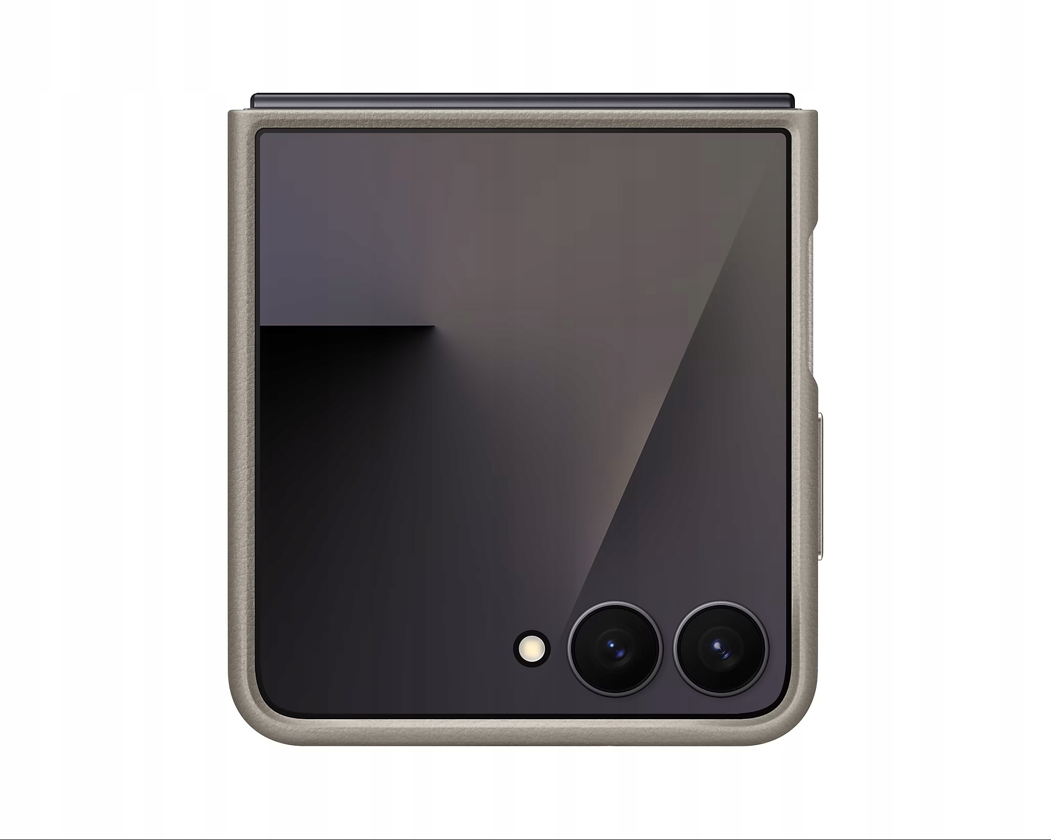 Samsung Ochranný kryt z vegánskej kože Flip7 Taupe