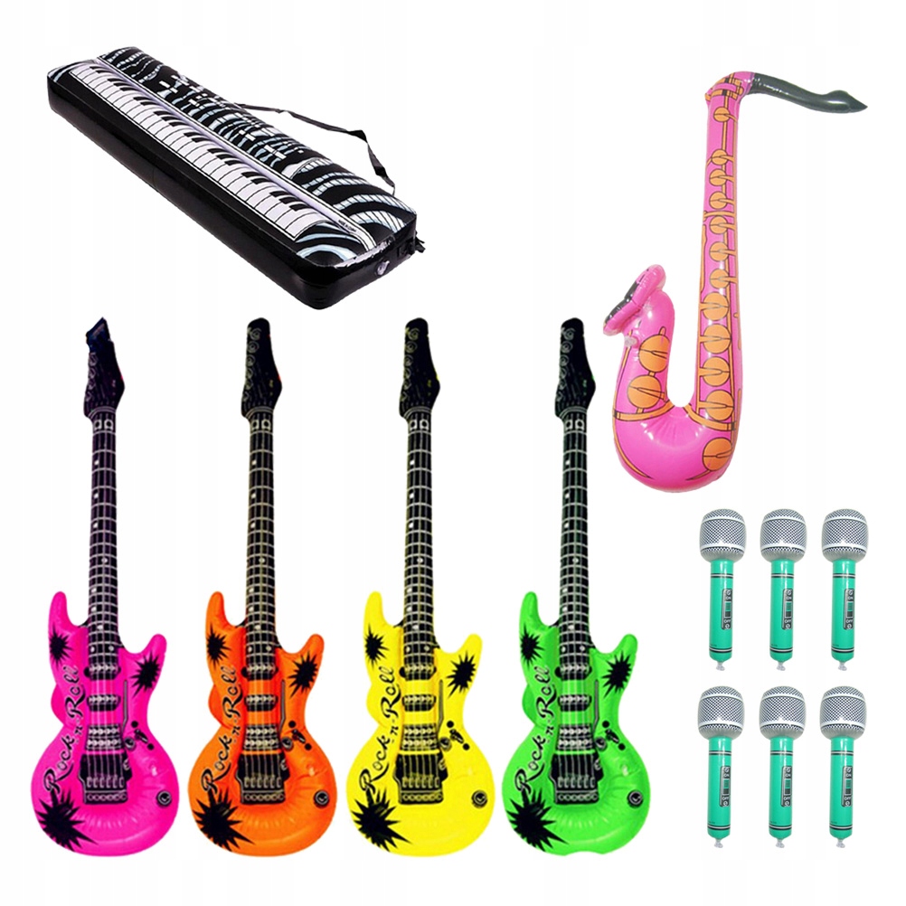 

Dziecięca gitara dmuchana saksofon 4 szt