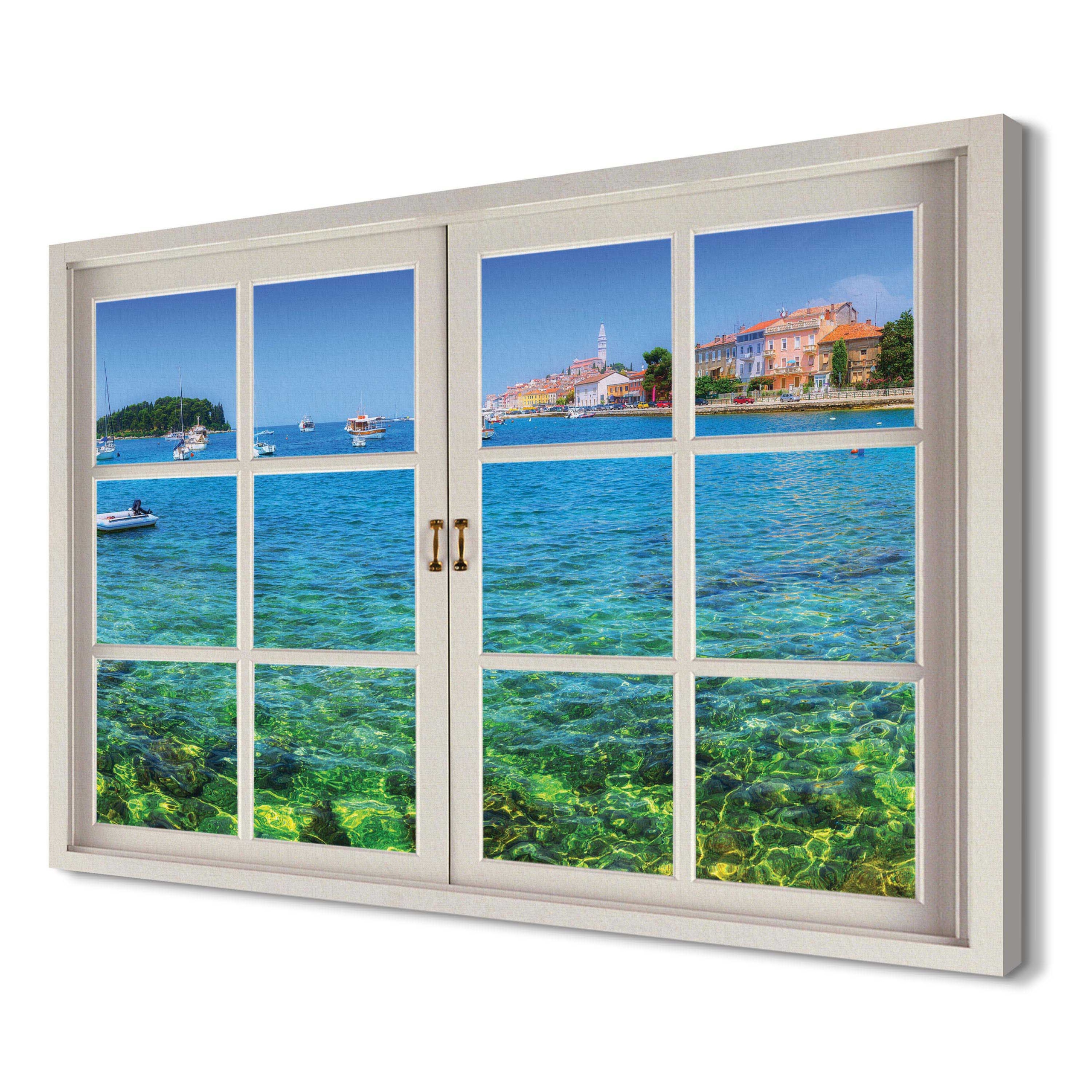 

Morze Adriatyckie mały 120x80 Obraz okno canvas 3d