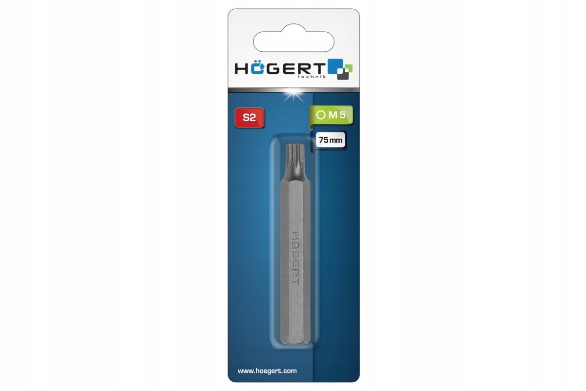 Bit Torx T50x75mm S2 10mm Hoegert HT1S852