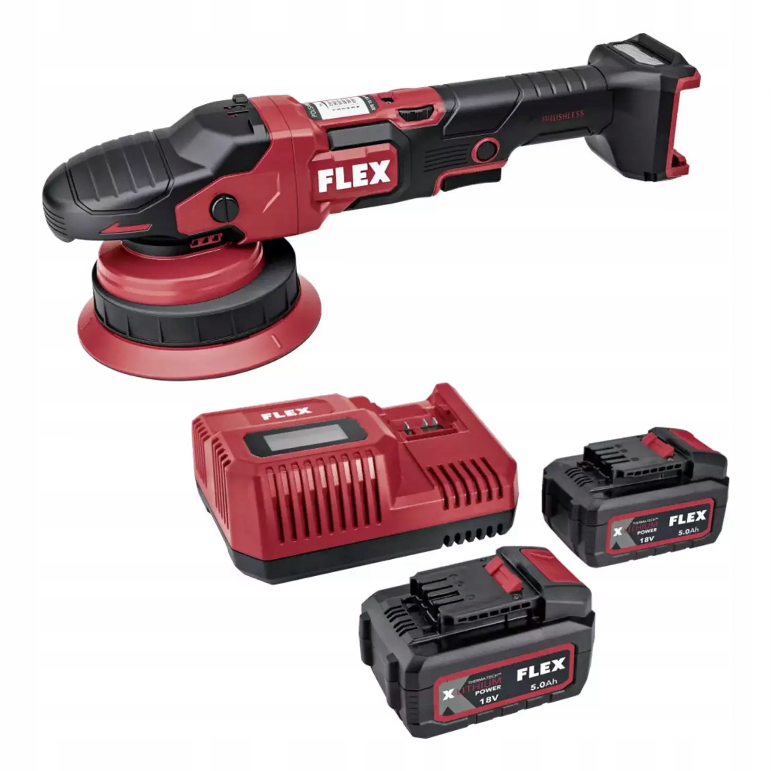 Flex Xfe 15 150 18-EC Set Akumulátorová Leštička Dual Action 533021