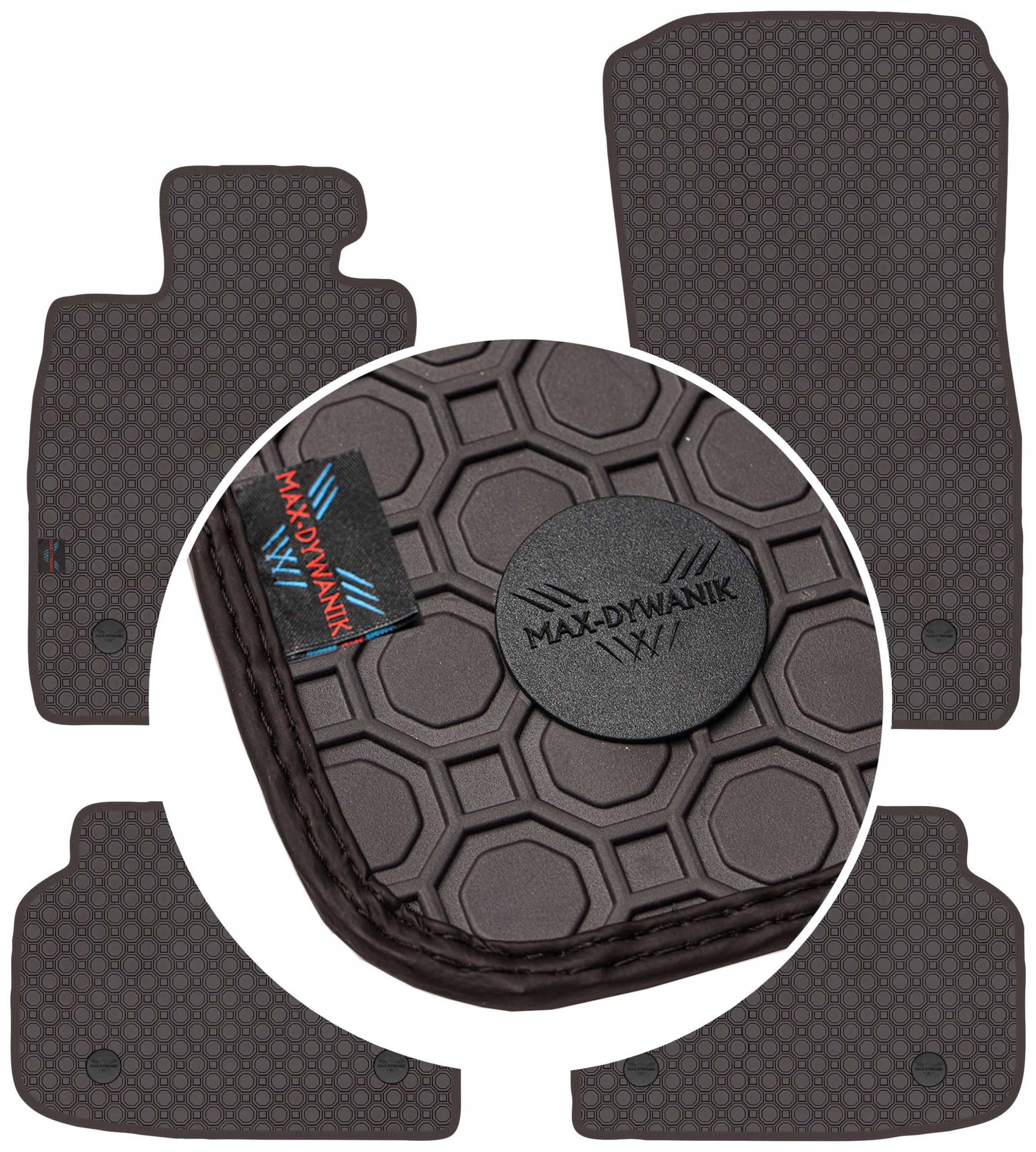 Bmw 7 F01 2008-2015 Koberce Hnedé