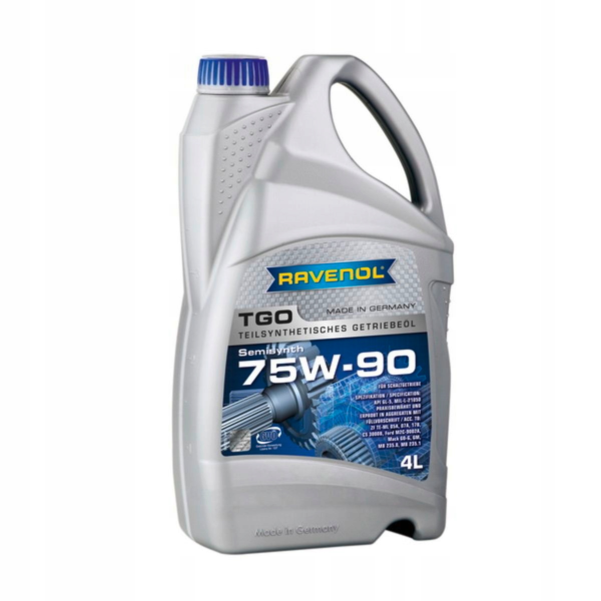 Prevodový olej Ravenol Tgo 4L Sae 75W90 Balíček Kolízia #10