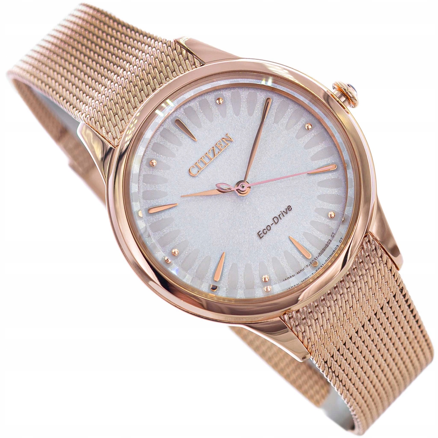Dámské Hodinky Citizen EM1153-88A Eco-drive Citizen L Gerbera Solární Mesh