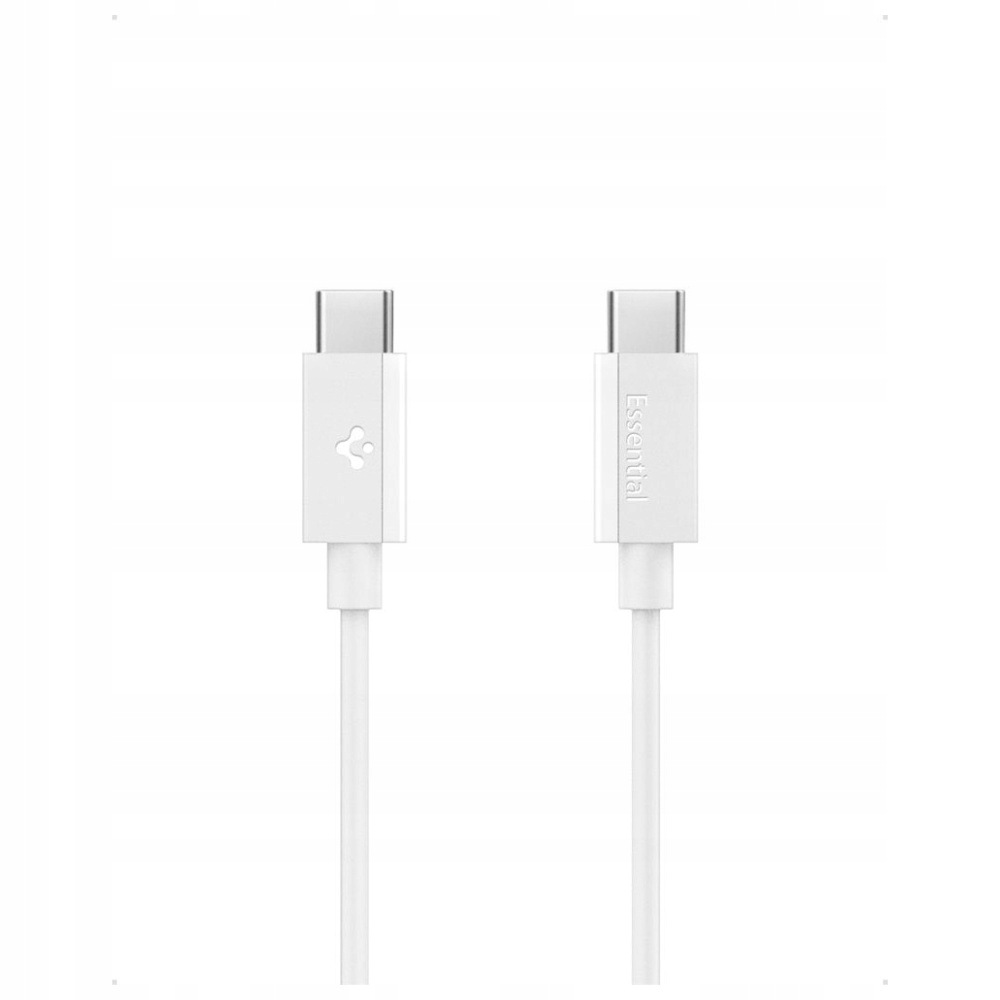 Kabel Spigen EB6020CC Essential Usb-c 60W 1m biały