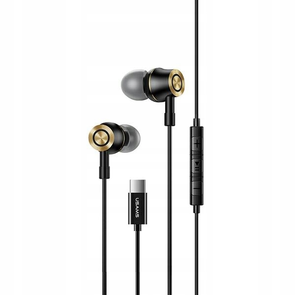 

Usams Słuchawki dokanałowe Usb-c Stereo mikrofon
