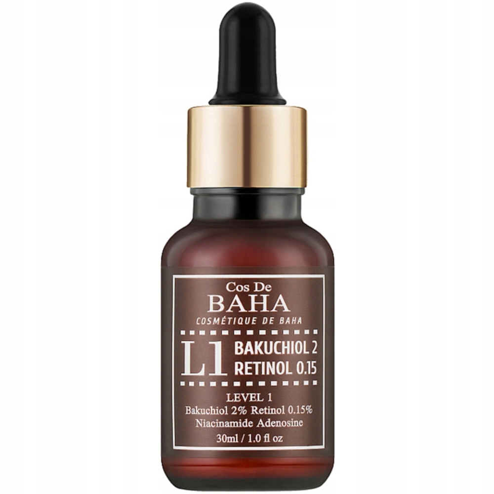 Sérum proti stárnutí Cos De Baha L1 Bakuchiol & Retinol Serum 30 ml