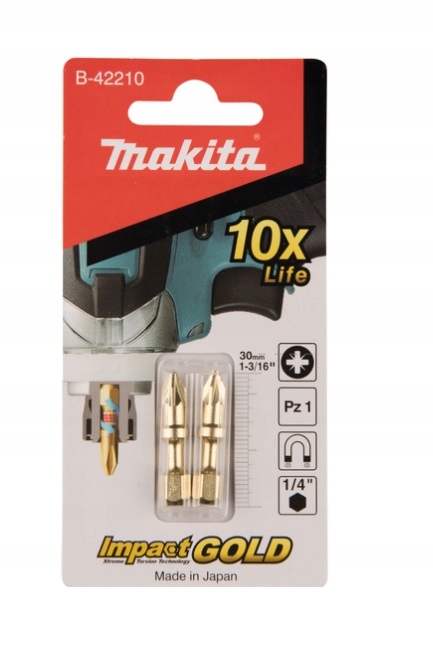 

Makita B-42210 Bity Udarowe Skrętne PZ1 30mm 2szt