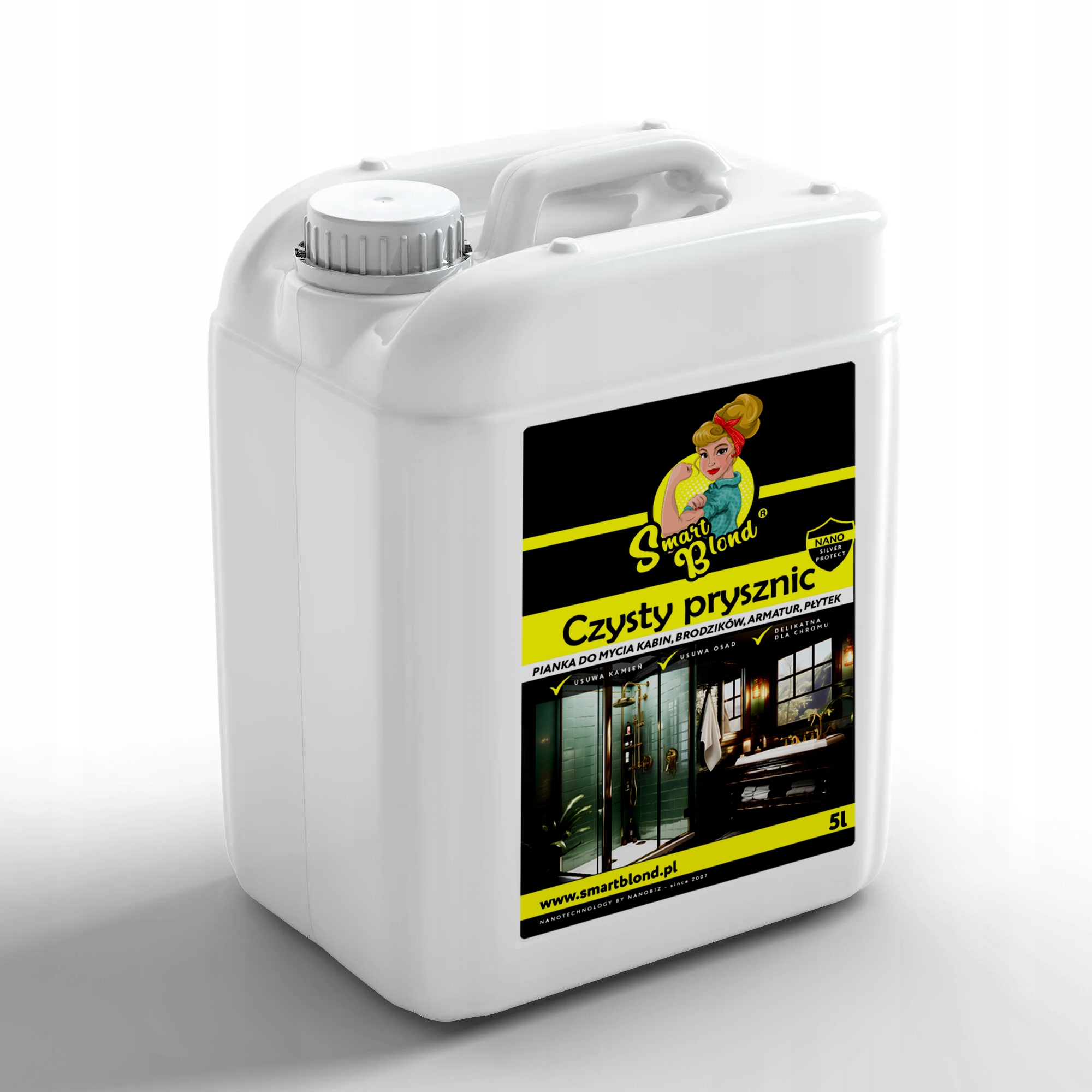 Levně SmartBlond Shower Cleaner pěna na mytí sprchových koutů 5L