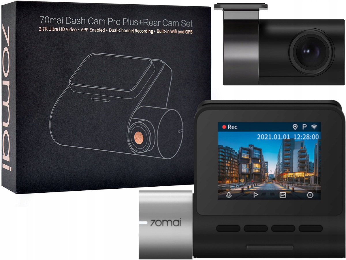 70Mai Smart Dash Cam Pro Plus A500S + RC06 set