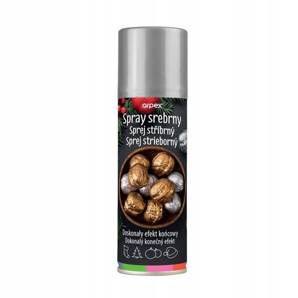 

Srebrna farba w sprayu na Święta dekoracja 125ml