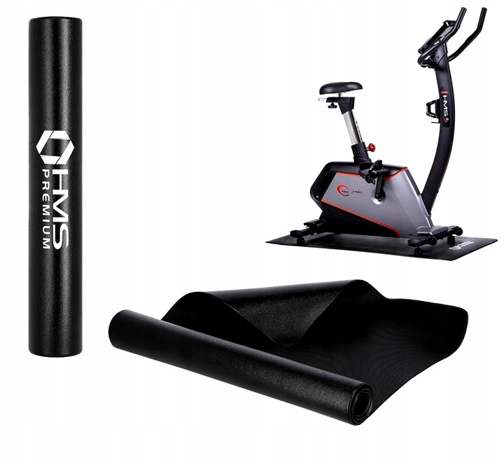 

Mata Pod Sprzęt Ochronna Czarna Fitness 160x80