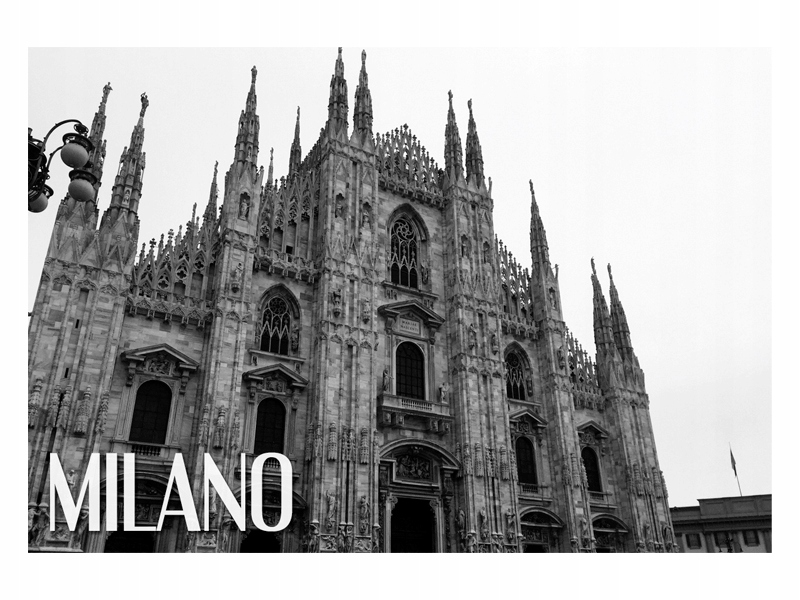 

Mediolan Katedra Mediolańska Magnes na lodówkę