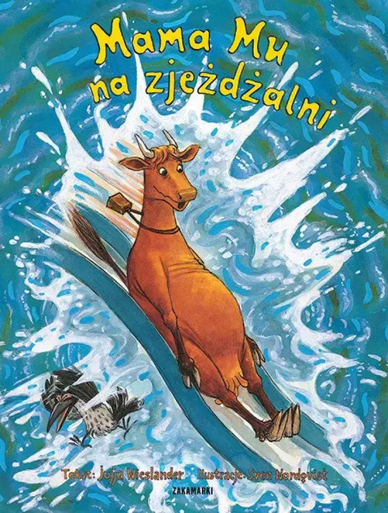 Mama Mu na zjeżdżalni Jujja Wieslander, Sven Nordqvist twarda Zakamarki-Zdjęcie-0