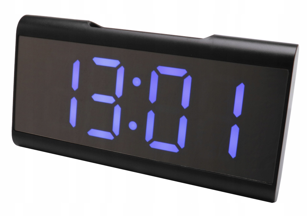 

Budzik zegar cyfrowy Lustro Led Termometr 3764