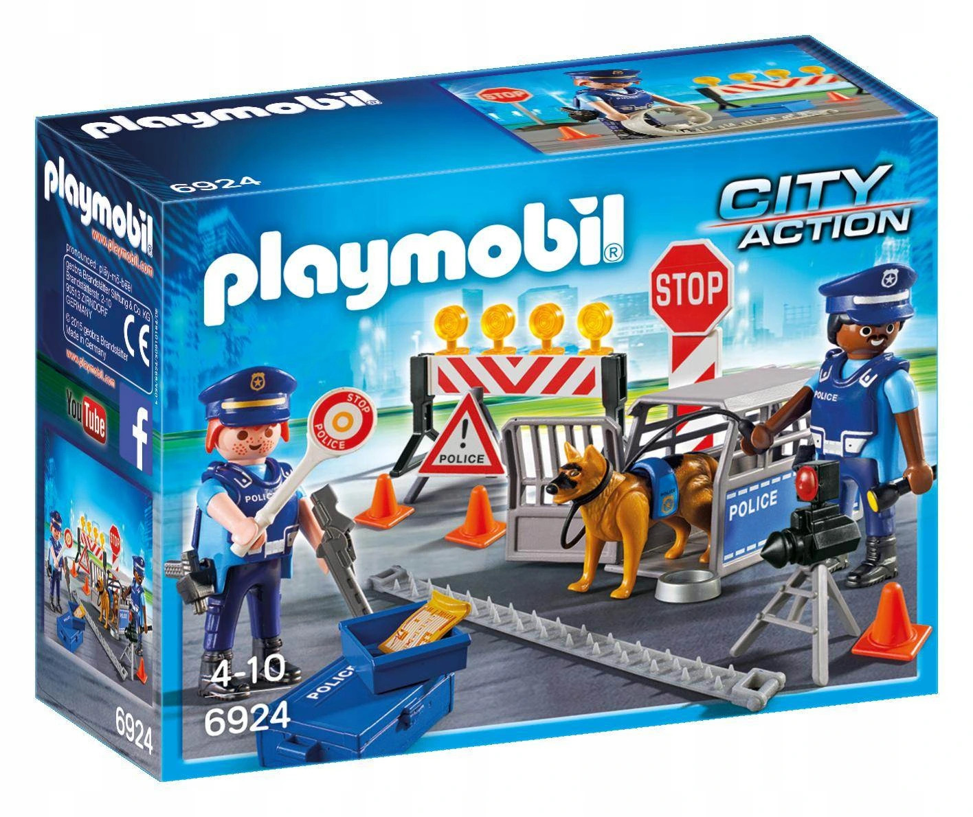

Playmobil City 6924 Blokada policyjna 4+