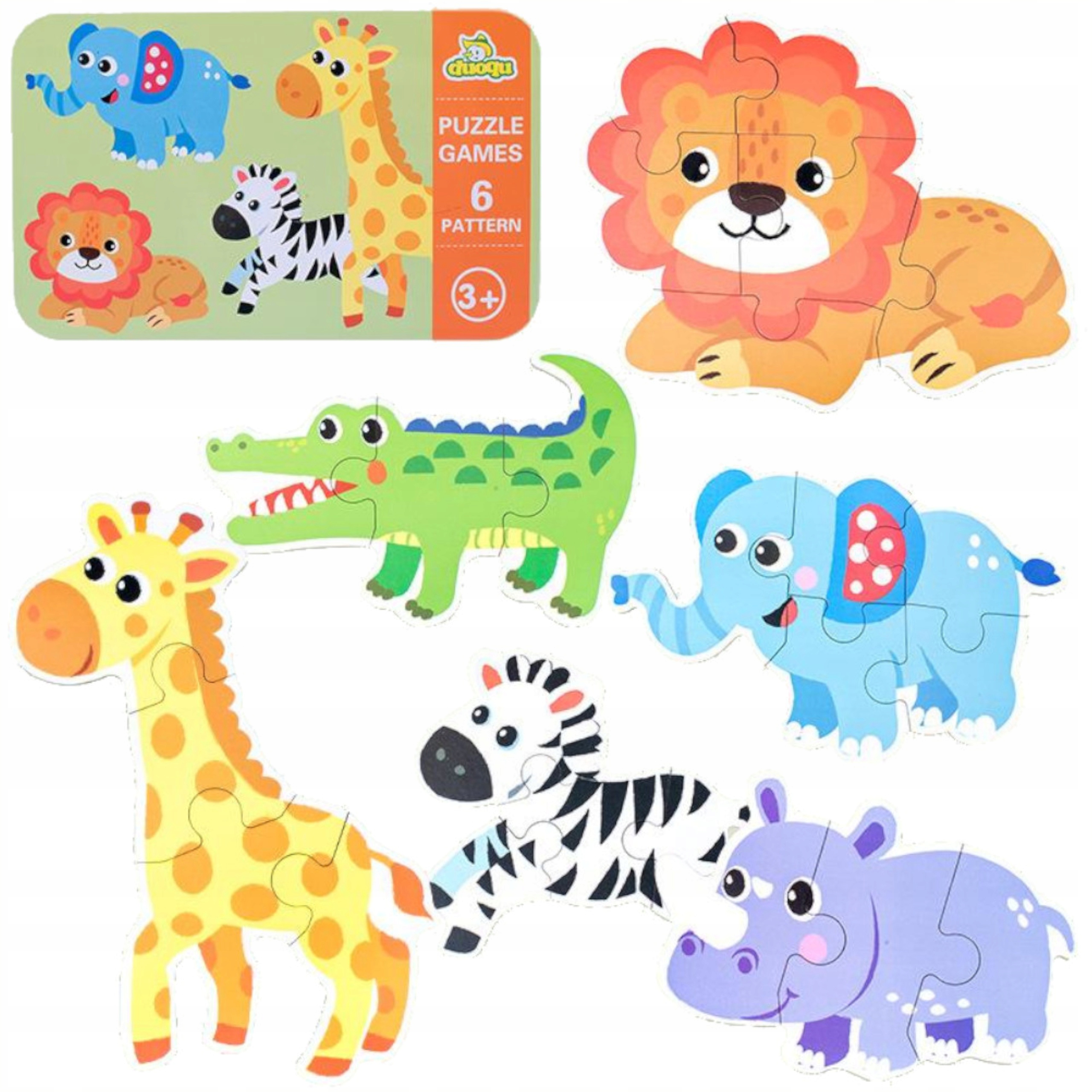 

Moje pierwsze puzzle zwierzęta safari 25 szt. 1767