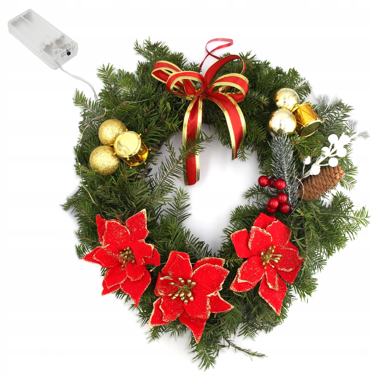 WIANEK ŚWIĄTECZNY NA DRZWI STÓŁ WIENIEC ADWENTOWY NATURALNY STROIK Kod producenta 0112