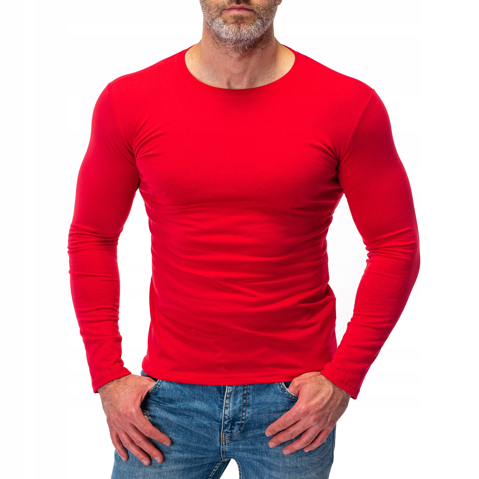 2088 roz. XXL MĘSKA BLUZKA LONGSLEEVE DŁUGI RĘKAW