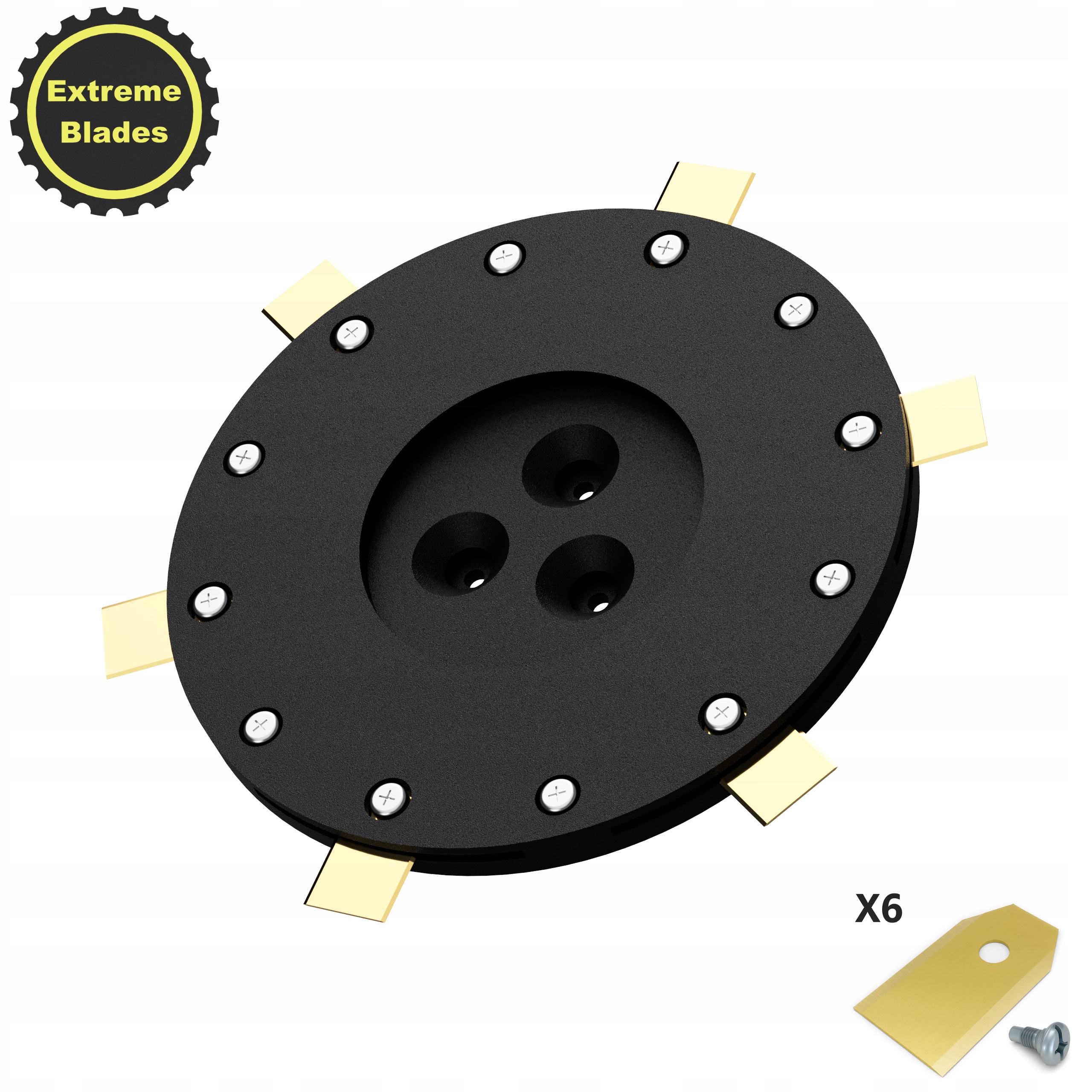 Segway Navimow i105e i108e řezací kotouč pro robotickou sekačku – 6 čepelí!