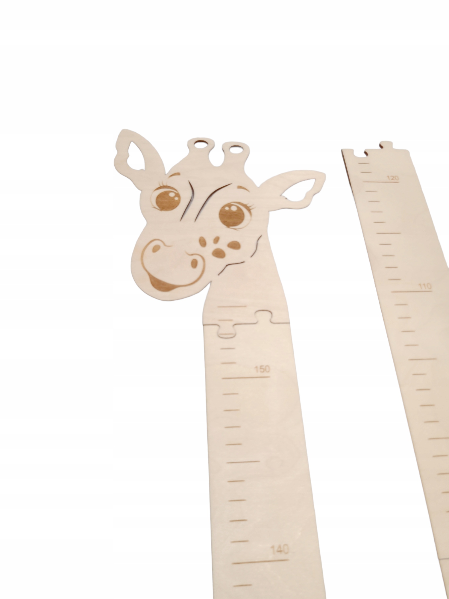 Деревянный совок роста с именем жираф Марка другой бренд