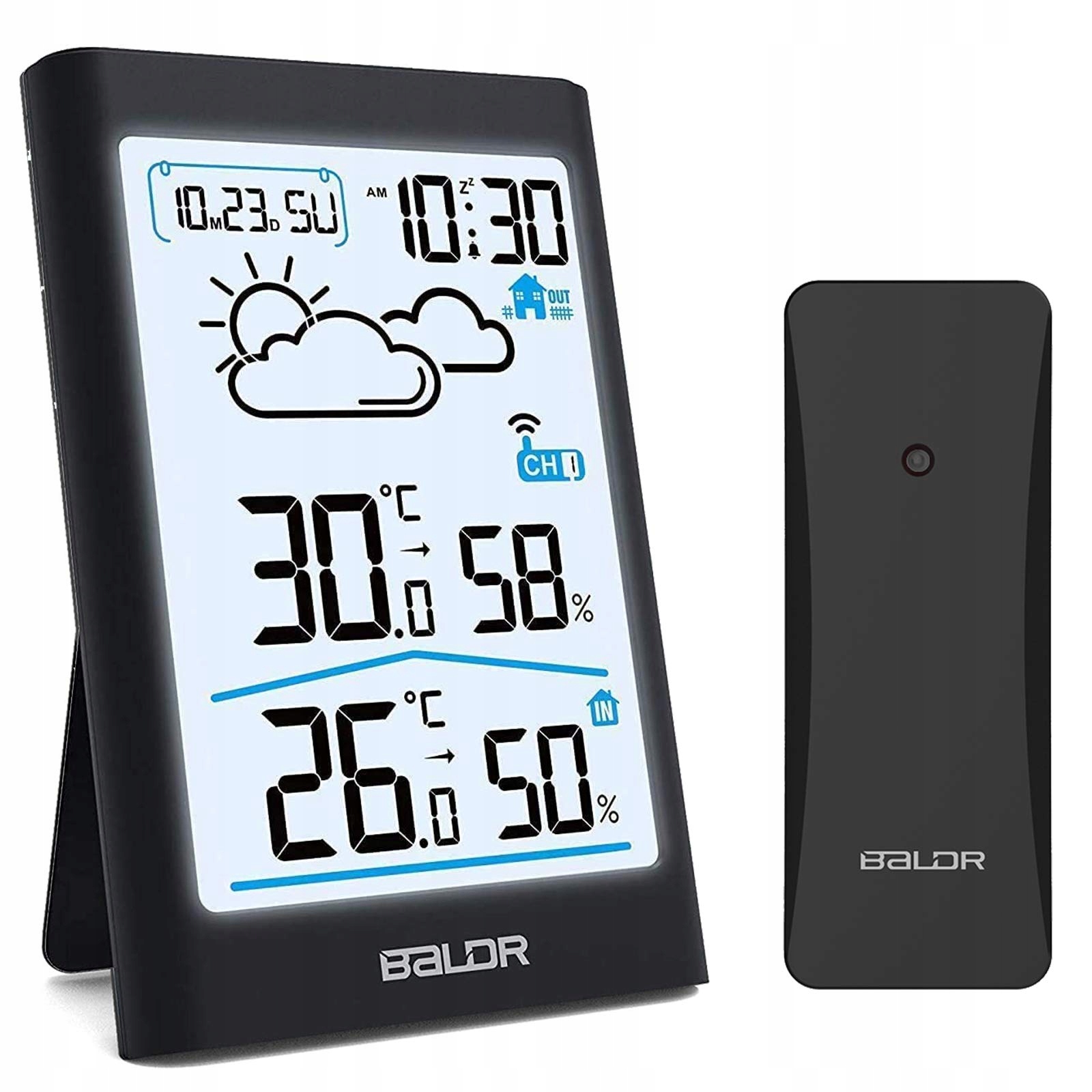 Venkovní Meteorologická Stanice LCD displej Baldr Domácí Meteorologická Stanice LCD