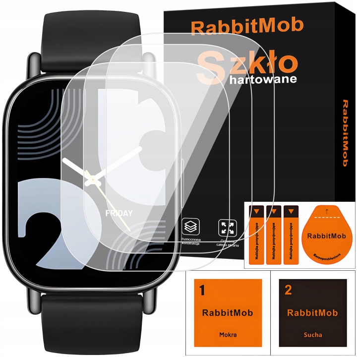 Szkło hartowane RabbitMob Xiaomi Redmi Watch 5 Lite