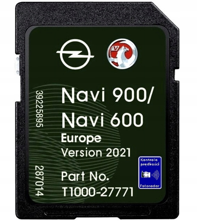 Karta Mapa Opel Navi 600 900 Europa 2022 Radary 2024 Astra Insignia Mokka