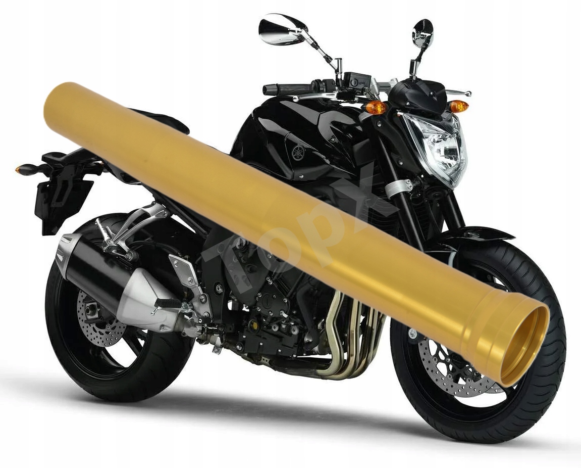 TopX Goleń Trubka laga tlumič Odpružení Yamaha FZ1 06+ 1 Ks