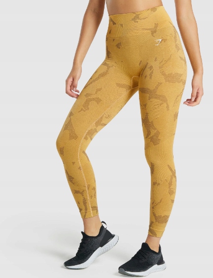 Gymshark PL Sklep - Legginsy Gymshark Adapt Animal Seamless Czarne