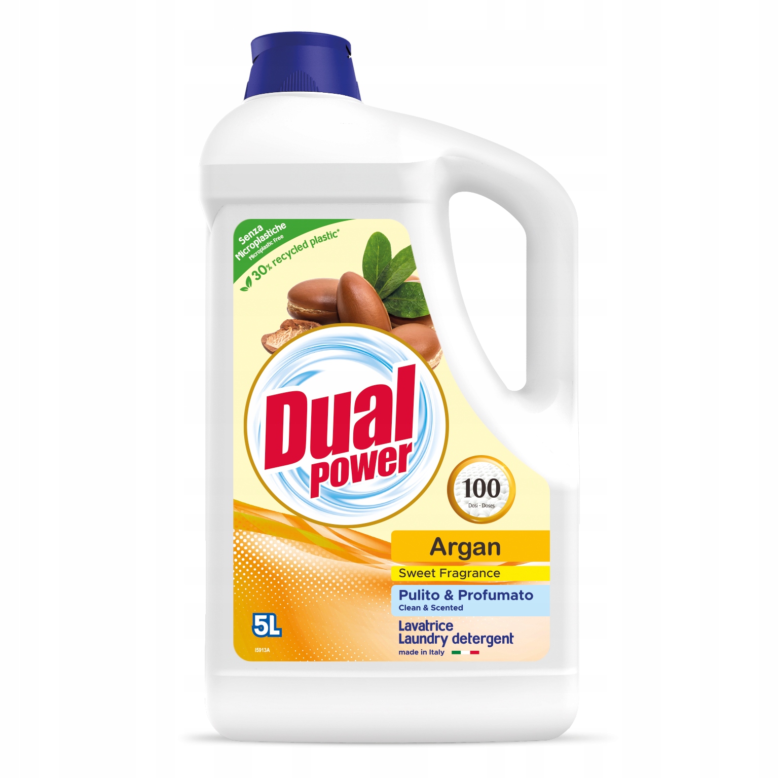 Levně Tekutý Prací Prostředek Univerzální italský arganový, velké balení 5 l Dual Power