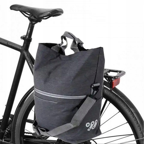 

Sakwa Rowerowa Duża Torba Na Bagażnik Plecak Szara