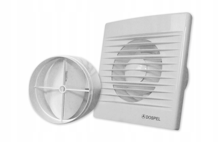 Nástěnný Ventilátor Styl 120 Wch-p S Škrticí Klapkou 120 W Pro Větrání Domu
