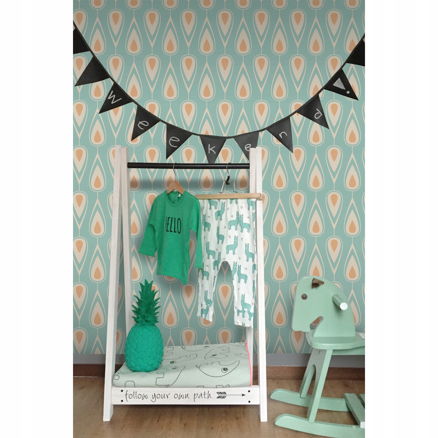 

Foto tapeta samoprzylepna Vintage łezki 360x250 cm