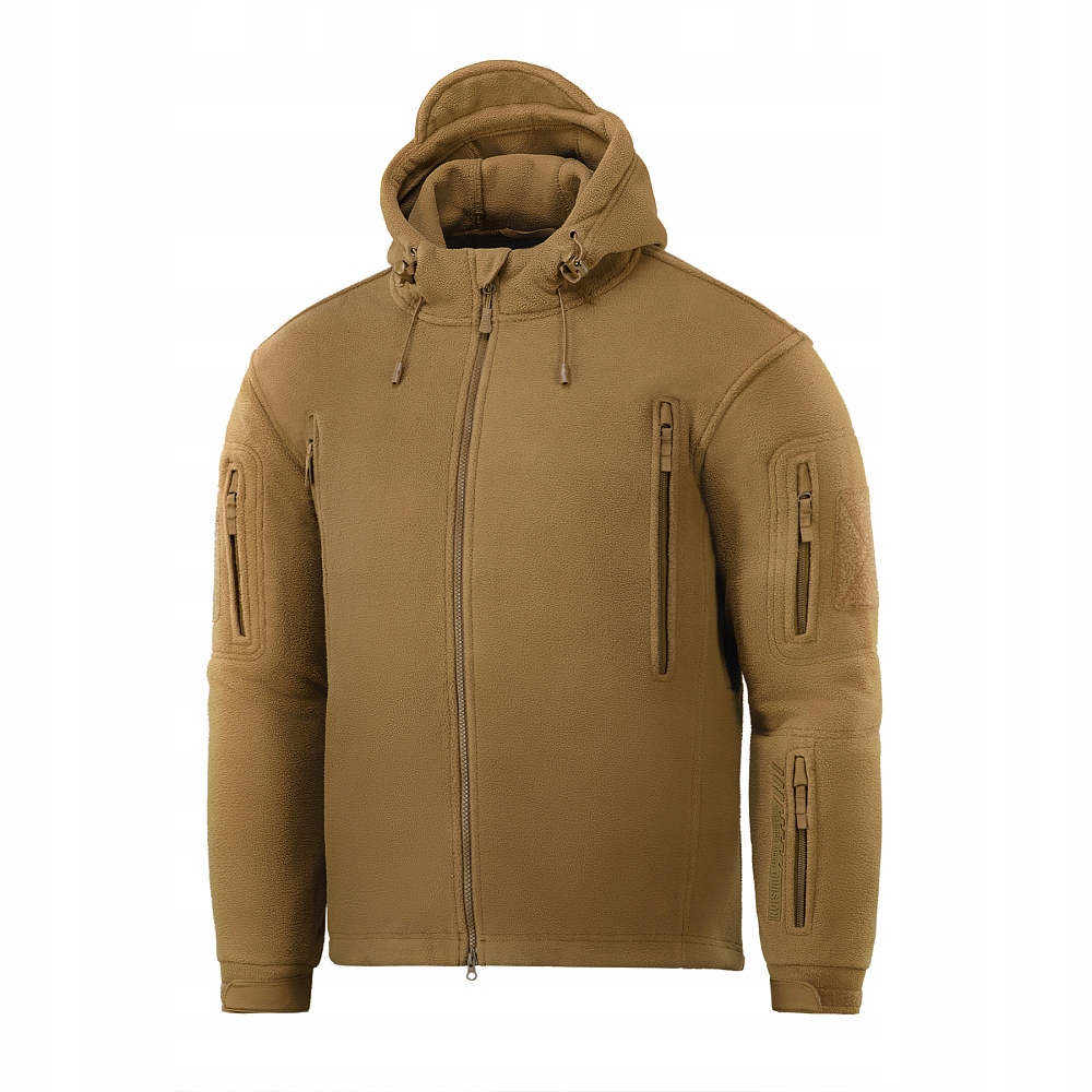 Bluza Polarowa Z Kapturem Kurtka M-Tac Windblocker Division Coyote Brown XL